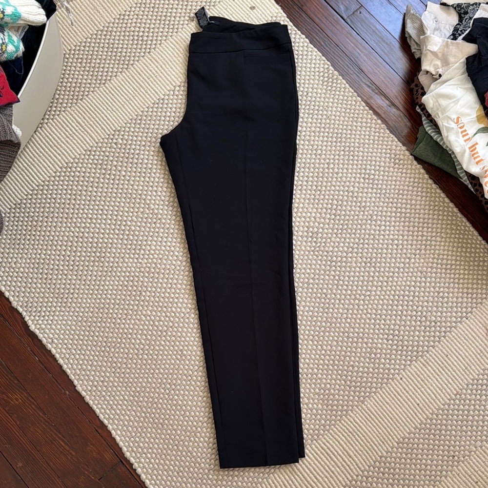 Black Slim Fit Dress Pants